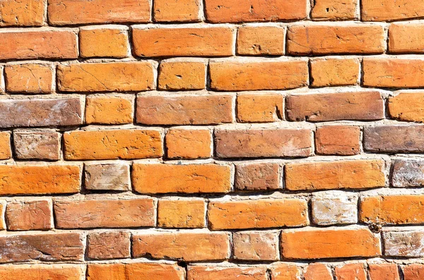 Vintage red brick wall as background texture — Stock Photo, Image