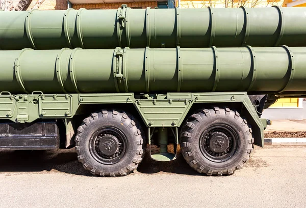 Russisk anti-fly missilsystem (SAM) S-300 - Stock-foto