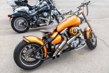 Farklı modern motosikletler