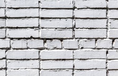 Arkaplan dokusu olarak beyaz tuğla duvar