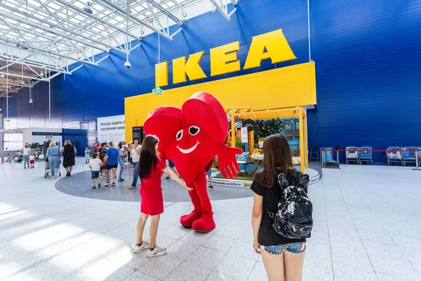 Interno del negozio IKEA Samara — Foto Stock