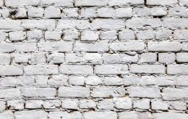 Arkaplan dokusu olarak beyaz tuğla duvar