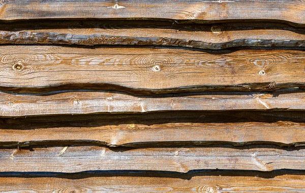 Wooden planks with natural patterns as background — Stock Photo, Image