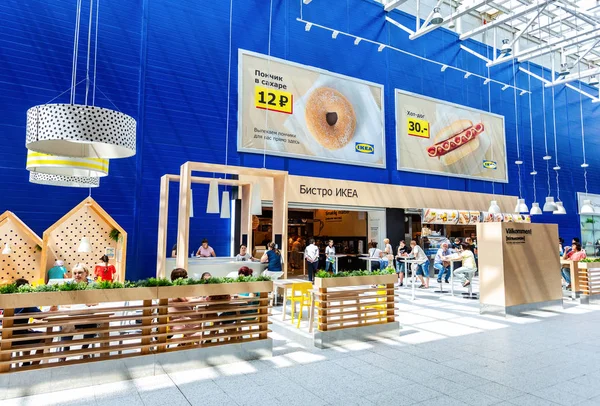 Bistro cafe in IKEA Samara store — Stock Photo, Image