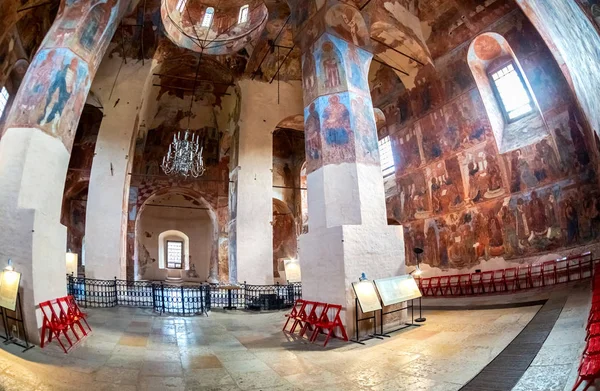 Frescos antiguos en la Catedral de Znamensky — Foto de Stock