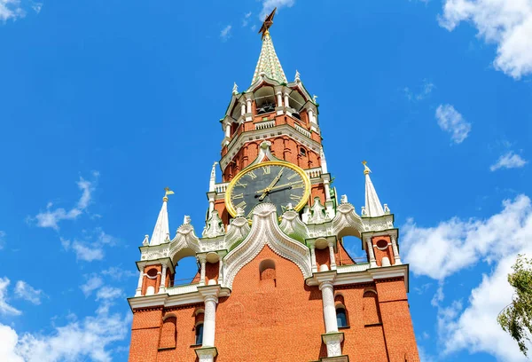 Torre Spasskaya del Kremlin de Moscú —  Fotos de Stock