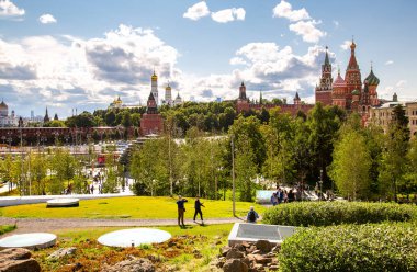 Moskova Kremlin, Vasily Blessed Katedrali, Mo Park Zaryadye