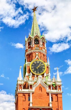 Moskova Kremlin 'in Spasskaya Kulesi