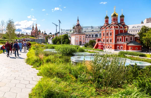 러시아의 크렘린, 바실리에 있는 대성당, 사라야 예 PA 로 축복받은 대성당 — 스톡 사진