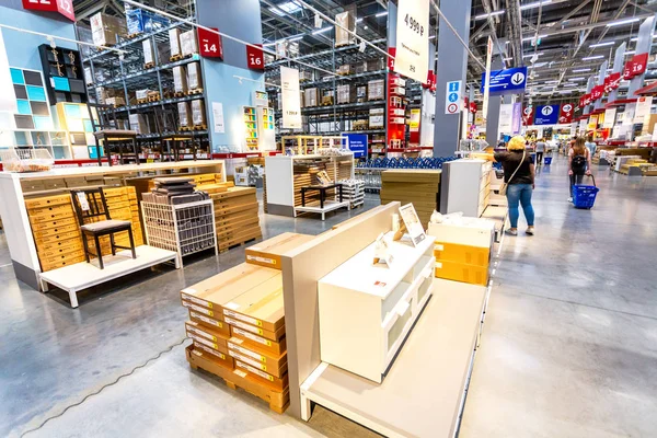 Innenraum des IKEA-Stores — Stockfoto