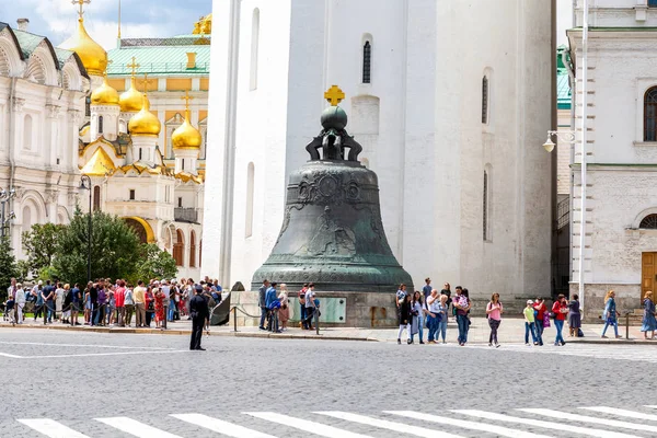 Τσάρος Bell (τσάρος-κολόκολ) στο Κρεμλίνο της Μόσχας — Φωτογραφία Αρχείου