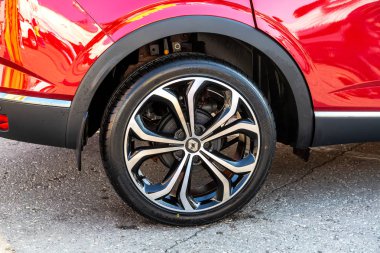 Düşük profil lastikli hafif alaşım diskten oluşan Renault araba tekerleği Maxx