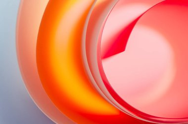 Çok renkli yuvarlak elemanların arka planı yakın çekim.