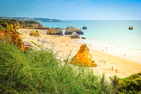 View from above to the beach in Portugal — Stock Photo, Image