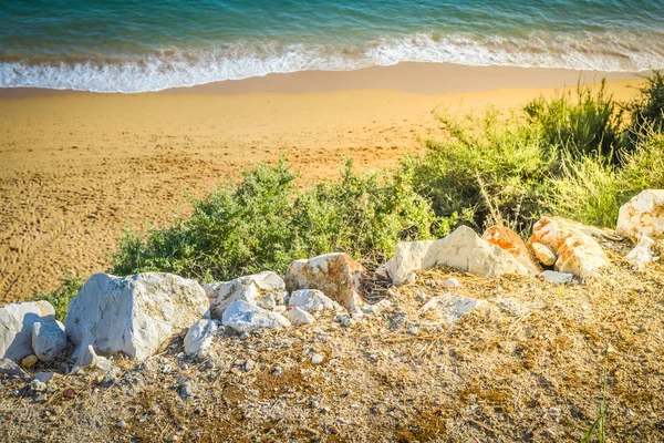 Landscape with stones and sea in Portugal — Stock Photo, Image