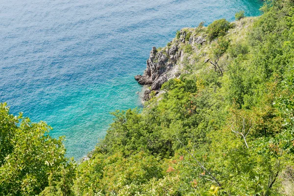 Landscape, transparent blue sea — Stock Photo, Image