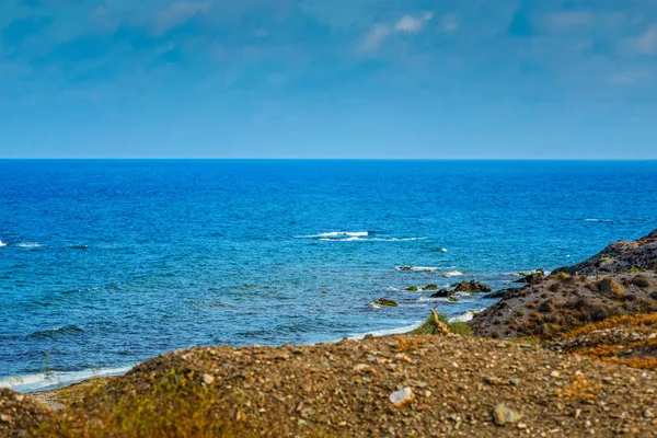Vue panoramique sur la mer, Almeria, Andalousie — Photo