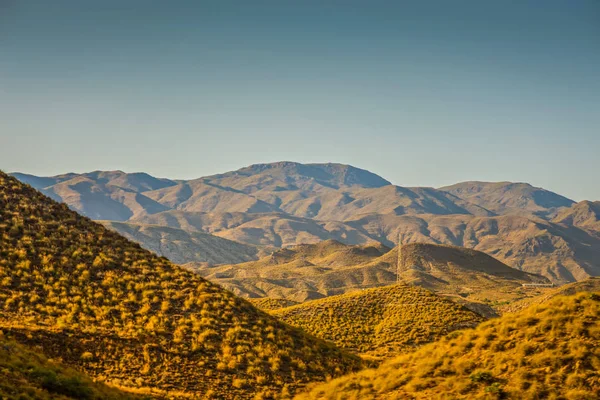 Vista panorâmica da montanha, Almeria, Andaluzia — Fotografia de Stock