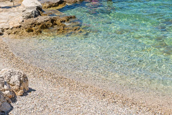 Rocky beach in Istria, Croatia — Stock Photo, Image