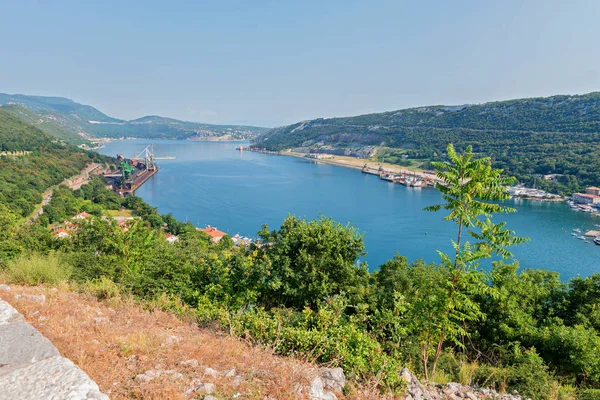 Vista panorámica aérea al puerto de Croacia —  Fotos de Stock