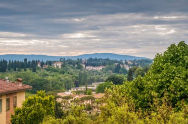 Siena'da panoramik manzara
