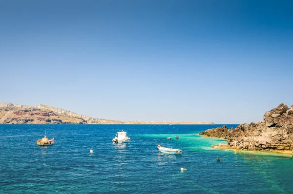 Santorini vista al mar — Foto de Stock