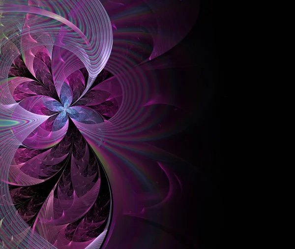Beautiful abstract fractal flower — Stock Photo, Image