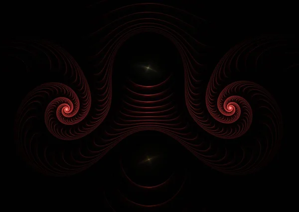 Immagine frattali a spirale — Foto Stock