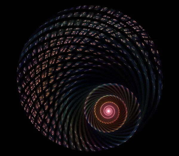Cuadro fractal espiral multicolor —  Fotos de Stock