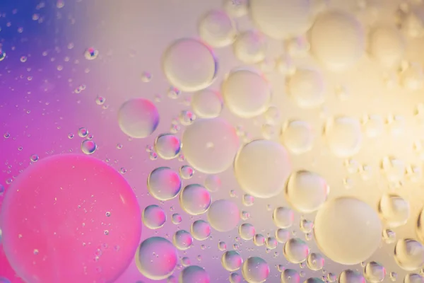 Imagem de fundo abstrata multicolorida feita com óleo, água e sabão — Fotografia de Stock