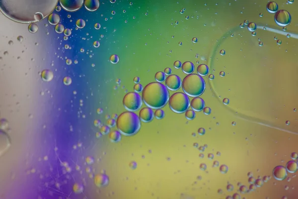 Quadro di sfondo astratto sfocato arcobaleno realizzato con olio, acqua e sapone — Foto Stock