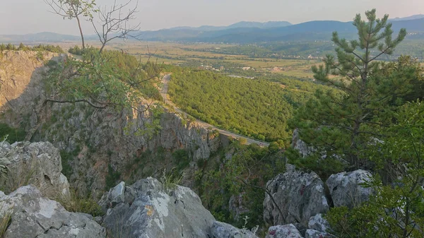 Blick vom Biokovo-Gebirge zum Naturpark — Stockfoto