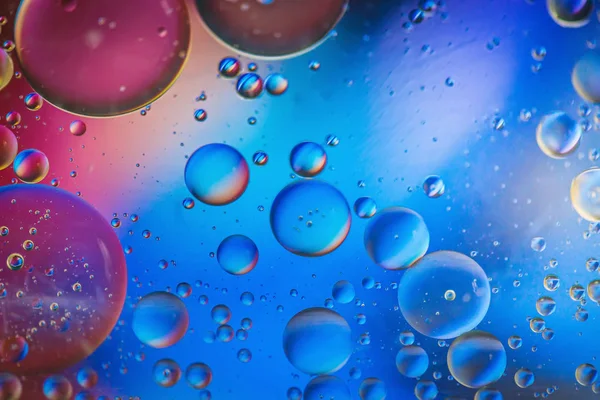 Mångfärgad abstrakt defokuserad bakgrundsbild gjord med olja, vatten och tvål — Stockfoto