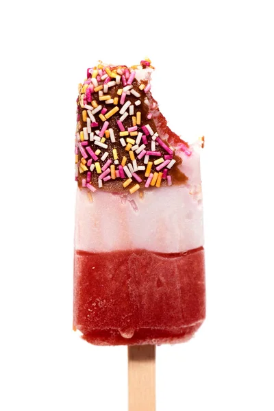 Ice cream on stick — Stock Photo, Image