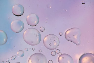 Odaklanmamış pastel rengi soyut arkaplan resmi yağ, su ve sabundan yapıldı