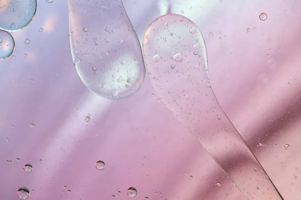Отшлифованная абстрактная фотография в пастельном цвете, сделанная из масла, воды и мыла — стоковое фото