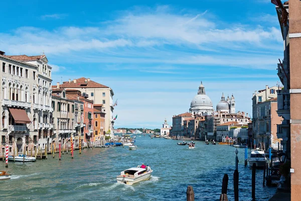 Venecia Italia Julio 2016 Vista Desde Puente Hasta Gran Canal —  Fotos de Stock