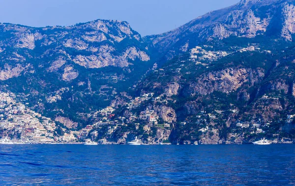 Узбережжя Міста Амальфі Позітано Тірренського Моря Італія — стокове фото