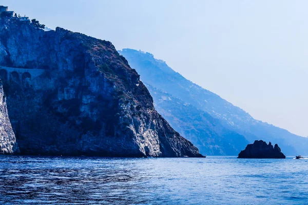 Гори Недалеко Від Міста Позітано Узбережжя Амальфі Італія — стокове фото