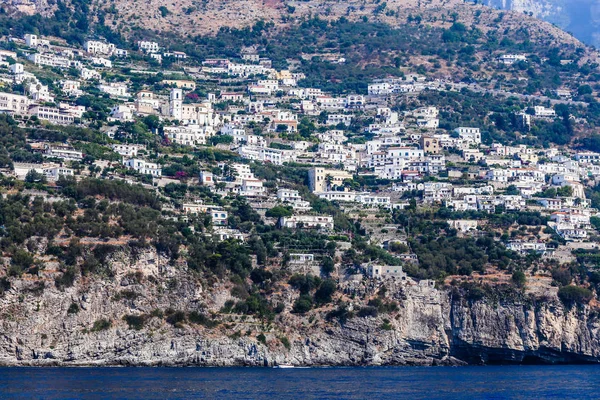 Praiano Stad Van Amalfi Kust Tyrrheense Zee Italië — Stockfoto