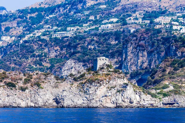 Watchtower Ciudad Conca Dei Marini Costa Amalfi Provincia Salerno Italia — Foto de Stock