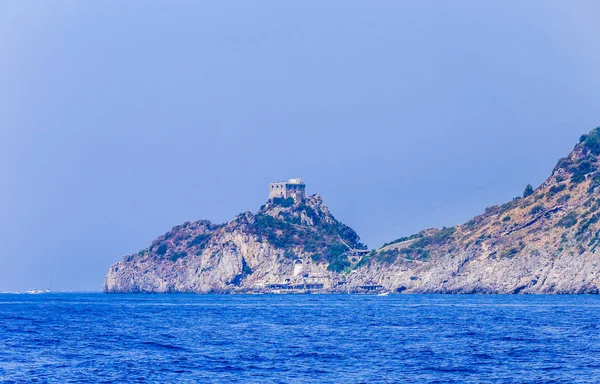 Strażnicy Mieście Miasteczka Conca Dei Marini Wybrzeżu Amalfi Prowincji Salerno — Zdjęcie stockowe