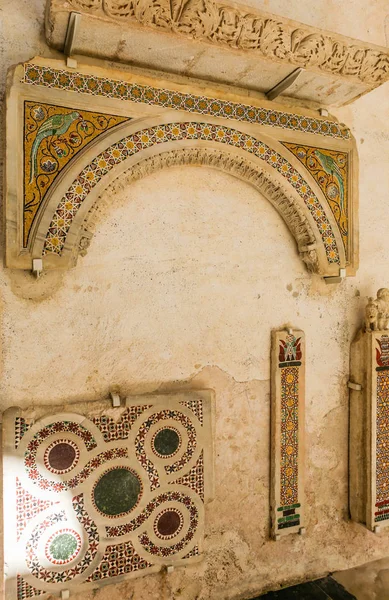 Amalfi Italië Jule 2017 Fragmenten Van Antieke Marmeren Vloer Paradise — Stockfoto