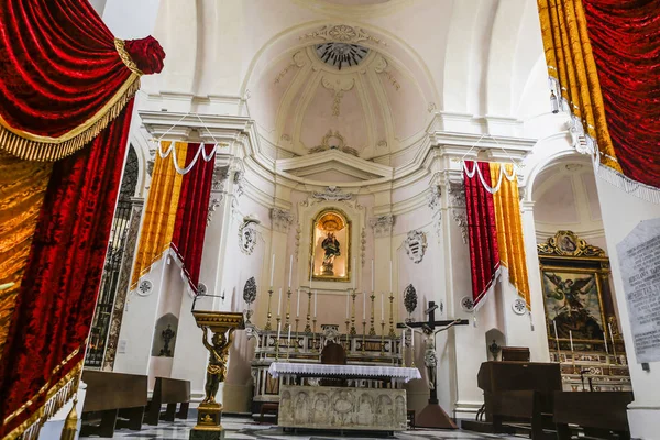 Ravello Italia Julio 2017 Interior Capilla San Pantaleone Ravello Village —  Fotos de Stock