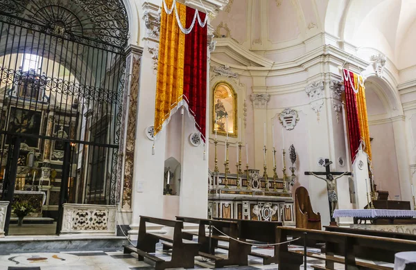 Ravello Italie Juillet 2017 Intérieur Chapelle San Pantaleone Ravello Village — Photo