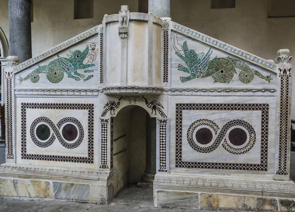 Ravello Itália Julho 2017 Catedral San Pantaleone Decoração Mosaico Ravello — Fotografia de Stock