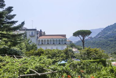 Ravello, İtalya - 20 Temmuz 2017: Hotel Giordano Ravello Amalfi Coast İtalya