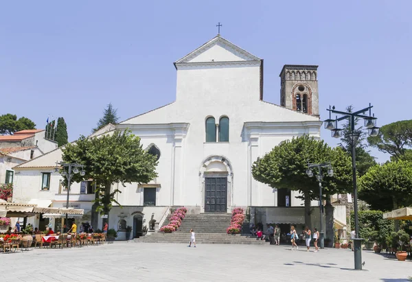 Ravello Italia Julio 2017 Catedral Duomo Ravello Costa Amalfi Mar —  Fotos de Stock