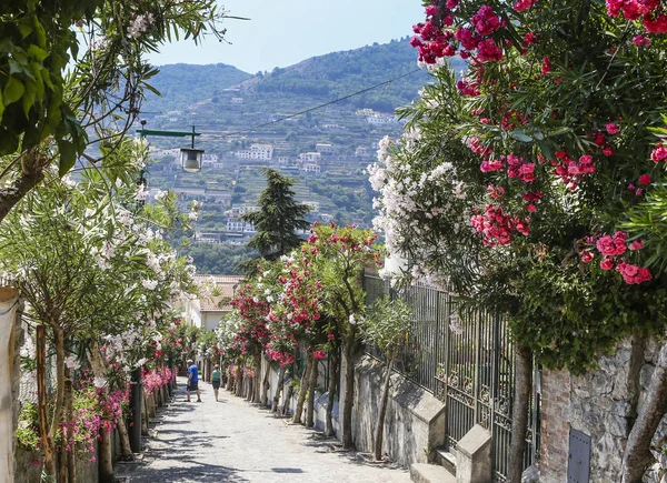 Ravello Włochy Lipca 2017 Street Ravello Wybrzeże Amalfi Włochy Europa — Zdjęcie stockowe