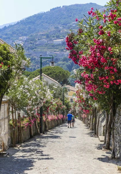 Ravello Italien Juli 2017 Strasse Ravello Amalfiküste Italien Europa — Stockfoto